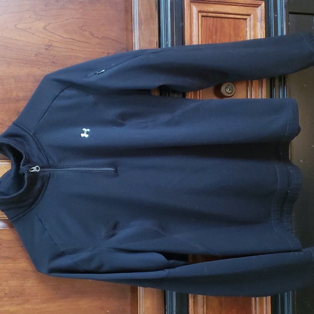 Womens UA Black Quarter zip pullover